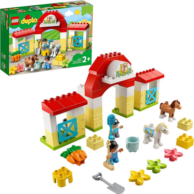 LEGO 10951 DUPLO Town Pferdestall und Ponypflege Single, Single