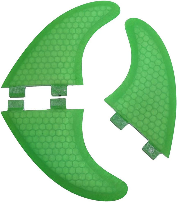 VGEBY1 Surfing Fins, Green 3 PCS Surfboard Fins Surfboard Fiberglas für Surfboards, Paddle Boards, K