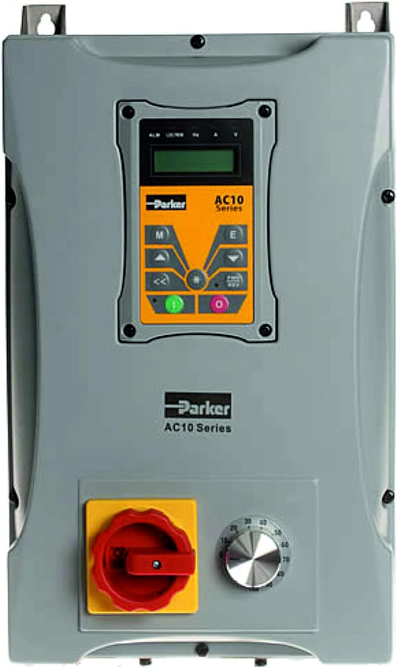 Frequenzumrichter AC10 IP66 Parker 3Ph-400V 11kW mit Poti u. Hauptschalter, C3