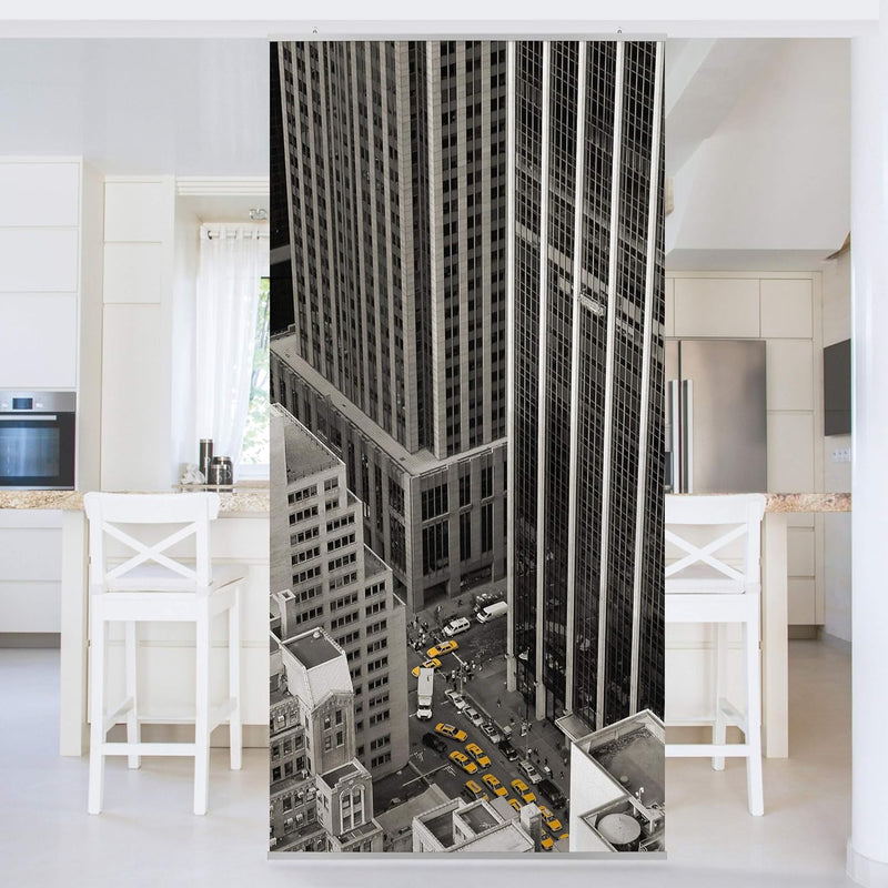 Bilderwelten Raumteiler NYC 5pm 250x120cm inkl. transparenter Halterung 250x120cm incl. transparent