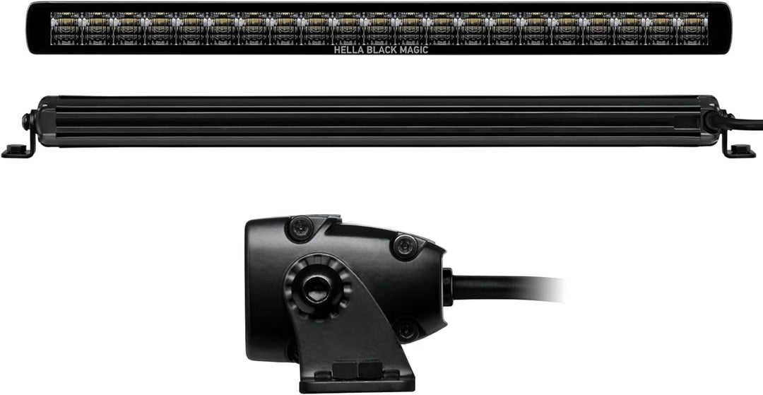 HELLA 1FJ 358 176-301 LED-Fernscheinwerfer - Black Magic Slim Lightbar 20" - 12/24V - Anbau - Kabel: