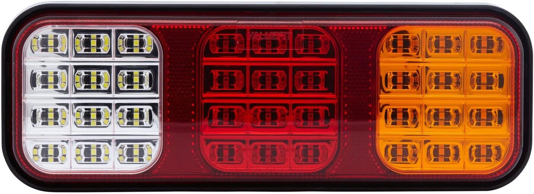 HELLA - Heckleuchte - Valuefit - LED - 24/12V - Anbau/geschraubt - Lichtscheibenfarbe: mehrfarbig -
