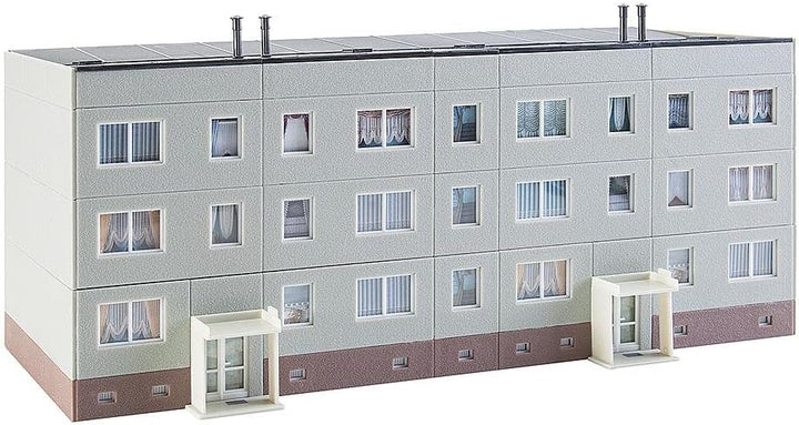 FALLER FA 130801 - Plattenbau P2 Basispackung, Zubehör für die Modelleisenbahn, Modellbau