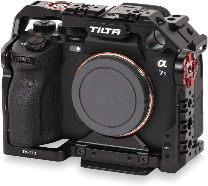(Black) TILTA TA-T18-FCC-B Full Camera Cage für Sony Alpha 7S III / A7S III / A7S3 Tiltaing Kamera K