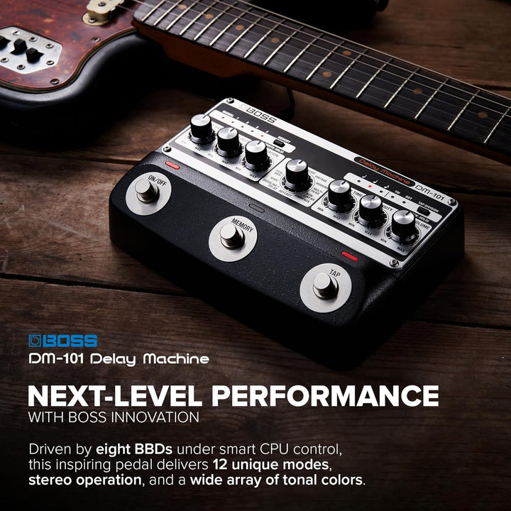 Boss DM-101 Delay Machine Analoges Effektgerät Pedal für Gitarre