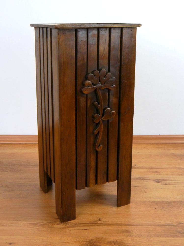 livasia Regenschirmständer aus Teakholz oder Hartholz, Schirmhalter, Schirmständer, Regenschirmhalte