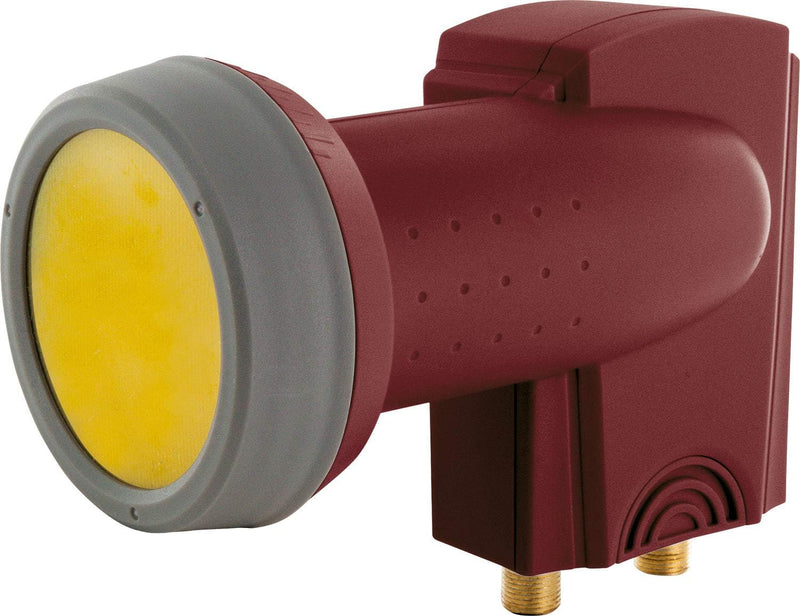 Schwaiger extrem hitzebeständig Sun Protect Twin-LNB Ziegelrot
