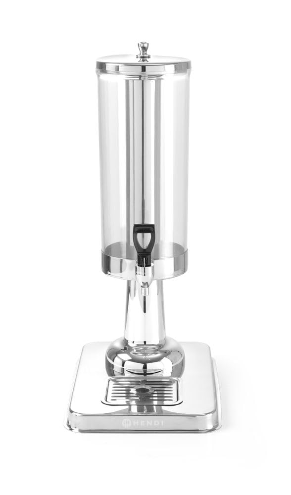 HENDI Saftspender, 3L, Wasserspender, Limonadenspender, Inkl. Tropffreiem Ablashahn, 215x315x(H)490m