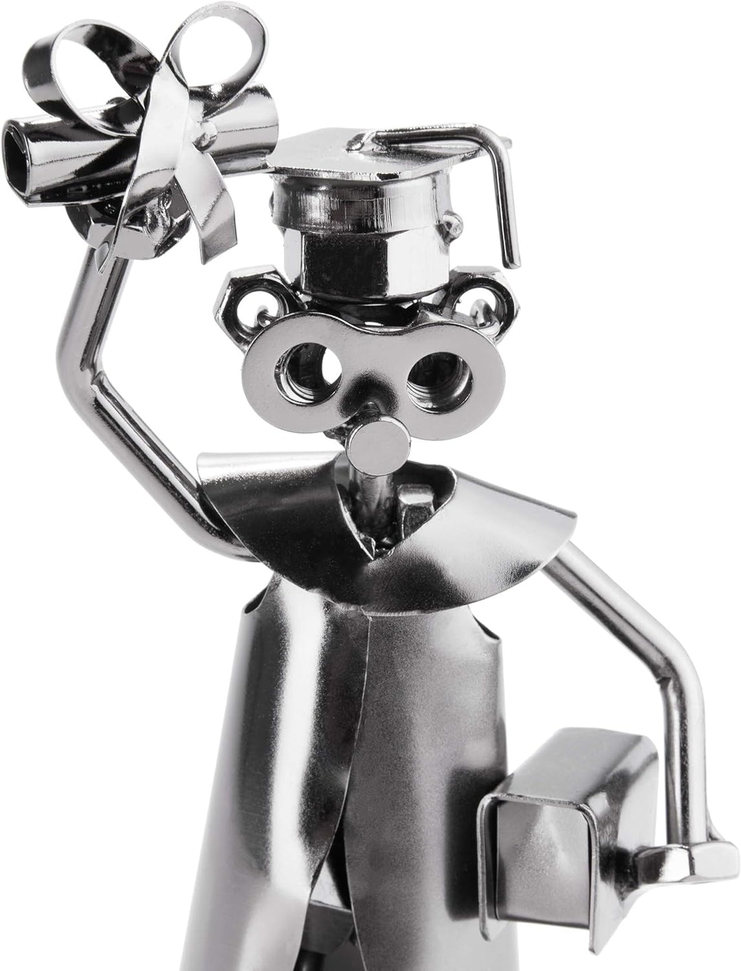 BRUBAKER Schraubenmännchen Abschluss Studium Bachelor Master - Handarbeit Eisenfigur Metallmännchen