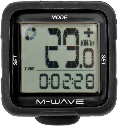 M-Wave Fahrradcomputer Schwarz, Schwarz