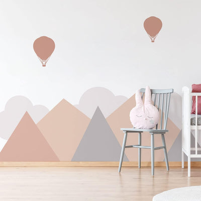 Wandsticker Kinder Deko Babyzimmer Wandsticker Kinder Wandsticker skandinavische Berge Stockholm H12