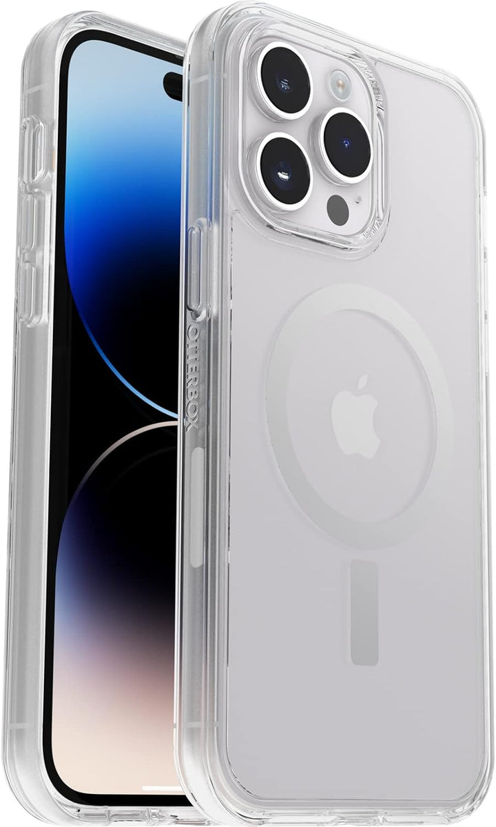 OtterBox Symmetry+ transparente Hülle für iPhone 14 Pro Max für MagSafe,stossfest,schützende Hülle,3