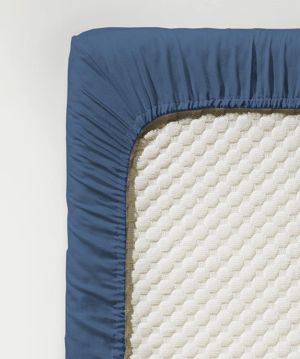 fleuresse Uni Colours, Mako-Satin, Denim, 100 x 200 Denim 100 x 200, Denim 100 x 200