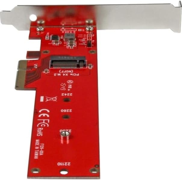 StarTech.com M2 PCIe SSD Adapter - x4 PCIe 3.0 NVMe / AHCI / NGFF / M-Key - Niedrigprofil und Vollpr