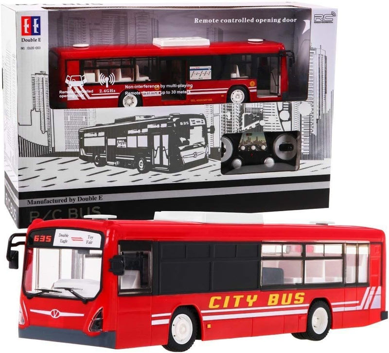 Ferngesteuertes Auto, RC Auto - Fergnesteuertes Bus, Autobus, Stadtbus - 1:20-2.4GHz - Rot