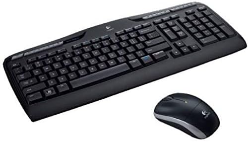 Logitech MK330 Kabelloses Tastatur-Maus-Set, 2.4 GHz Verbindung via Unifying USB-Empfänger, 4 progra