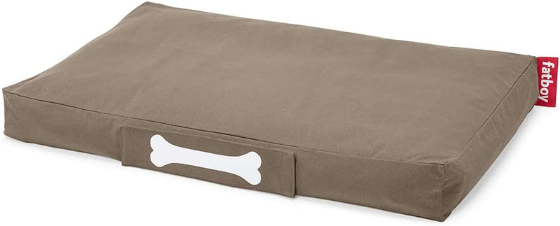 Fatboy® Doggielounge Stonewashed | Hundekissen Taupe | Abwaschbares Hundebett für grosse und kleine