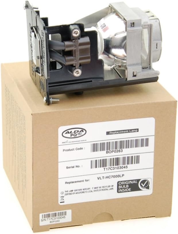 Alda PQ Professionell, Beamerlampe kompatibel mit VLT-HC7000LP Mitsubishi HC6500, HC6500U, HC7000, H