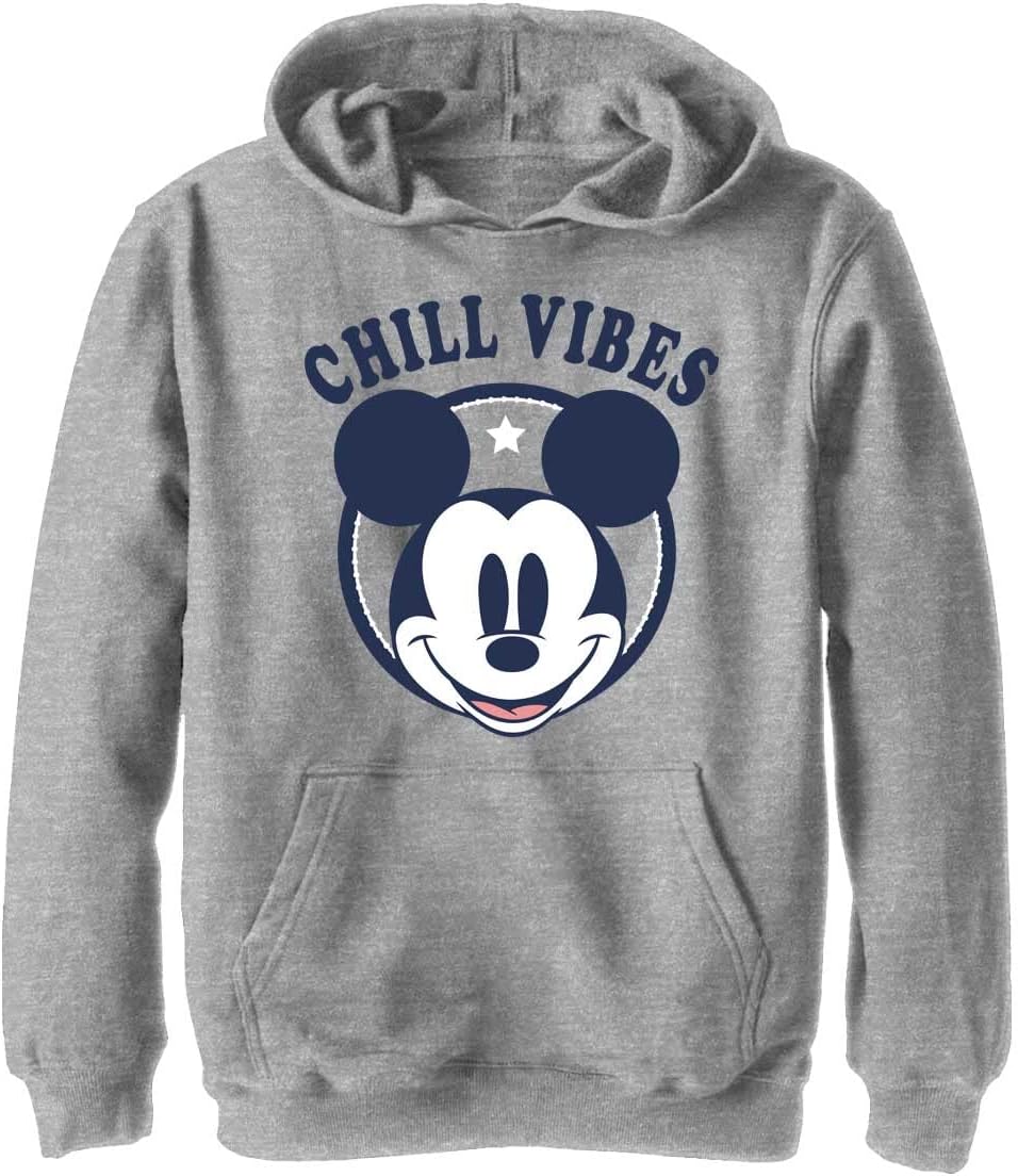 Disney Jungen Chill Vibes Hoodie, Sportlich Heather, M