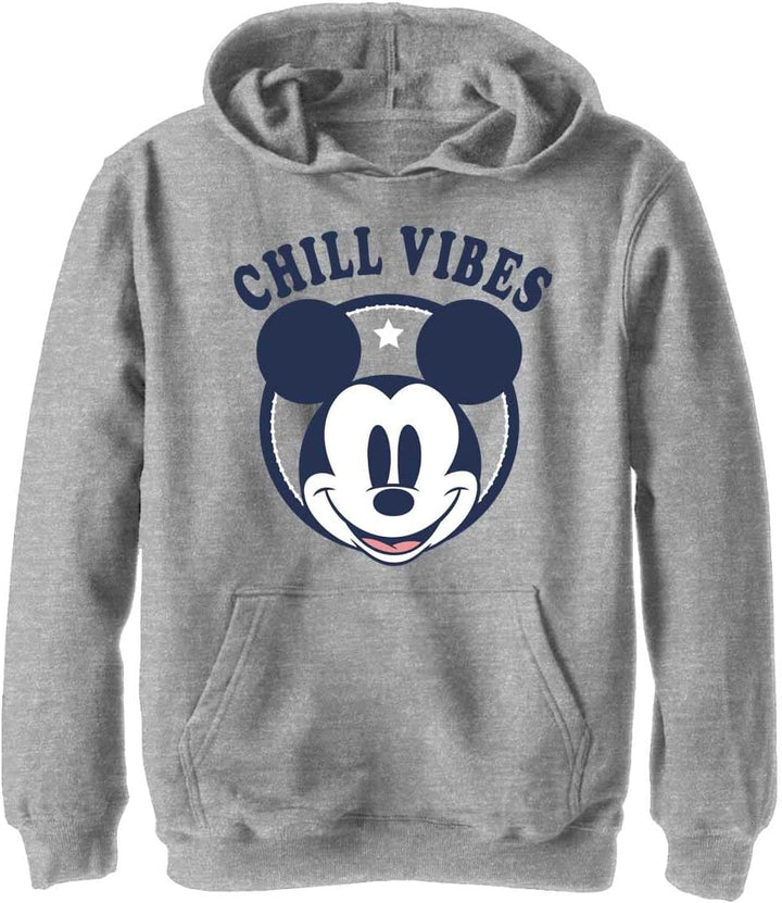 Disney Jungen Chill Vibes Hoodie, Sportlich Heather, M