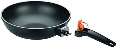 Tescoma Wok SmartCLICK 28 cm, Edelstahl, Schwarz, 50 x 29.2 x 12.7 cm