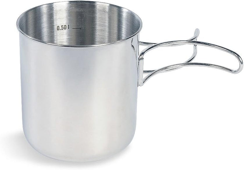 Tatonka Camping-Kochset Kettle - Topf und Pfanne aus Edelstahl - Mit Henkel zum Aufhängen - Auch zur