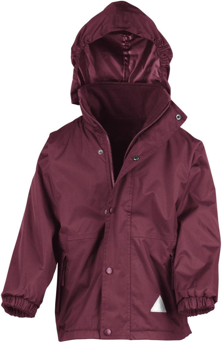 Result R160j Reversible StormDri 4000 Fleecejacke, Unisex, R160J Small/Size 5/6 Burg/Burg, Small/Siz