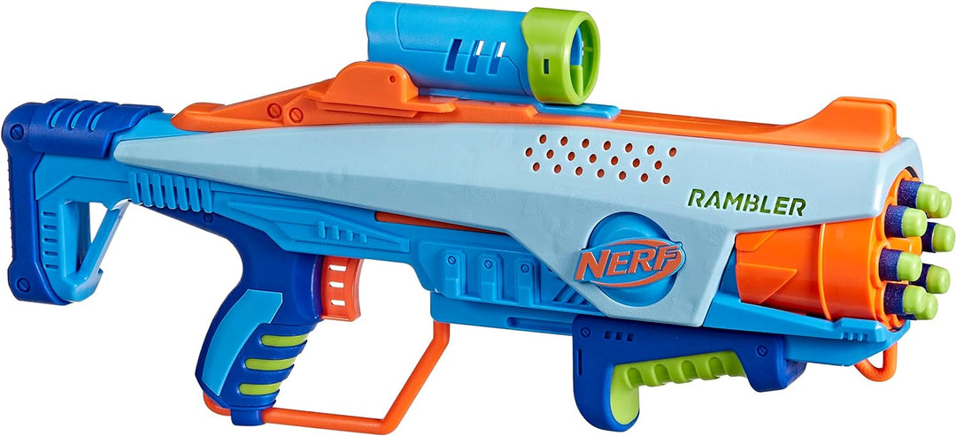 Nerf Elite Junior Rookie Pack, Easy-Play Blaster, 32 Nerf Elite Darts, 4 Ziele, Rookie Pack
