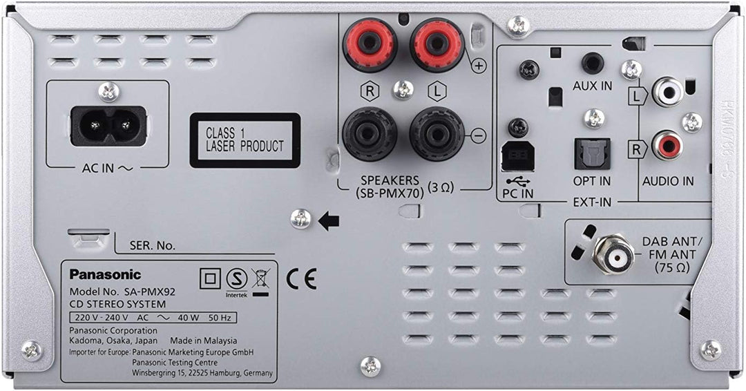 Panasonic SC-PMX92 Home Audio System