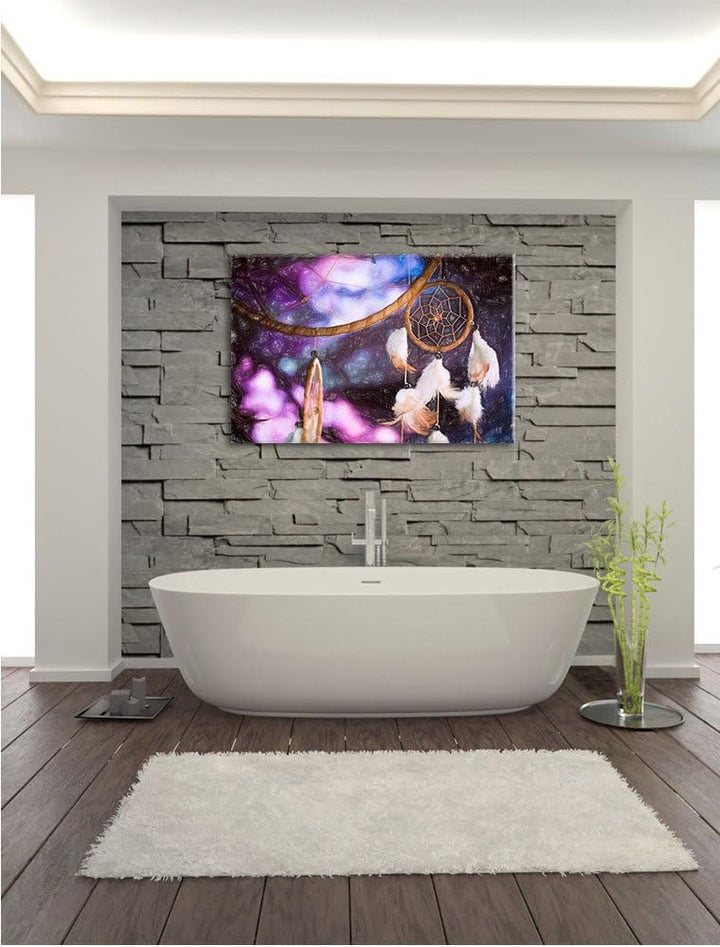 Pixxprint Traumfänger als Leinwandbild/Grösse: 100x70 / Wandbild/Kunstdruck/fertig bespannt, 100x70