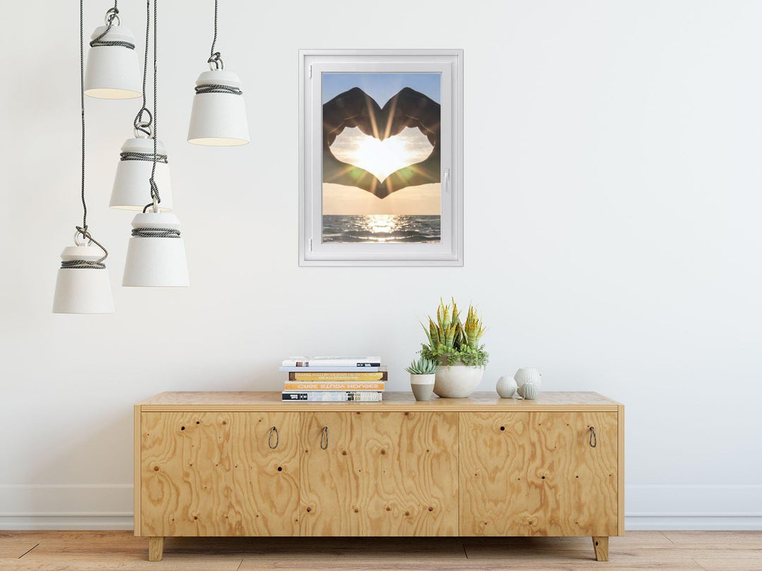 Fenster-Folie Sichtschutzfolie I Fenster Glasfolie Sonnenschutz I Deko Folie für Küche, Bad, Kinderz