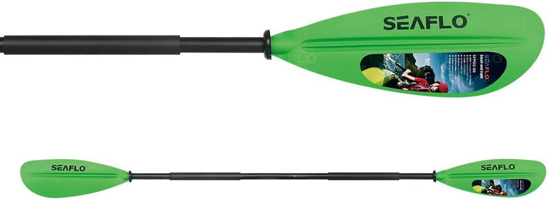 Seaflo Erwachsenen Zwei klingen paddel Adult Two Blades Paddle Grün/Gelb/Schwarz, Grün