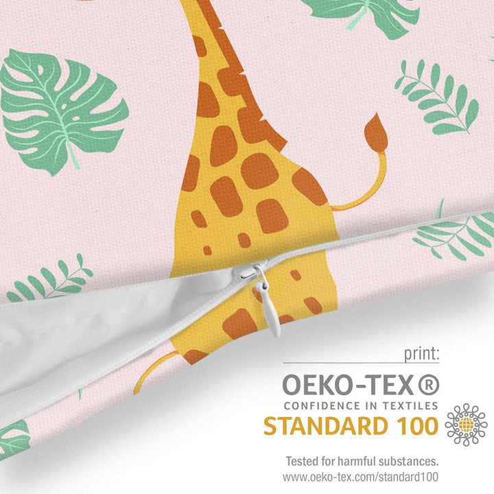 VOID Afrika Tiere Palmen Kissenbezug Kissenhülle Sofakissen Kissen Deko Outdoor-Kissen Dekokissen, K