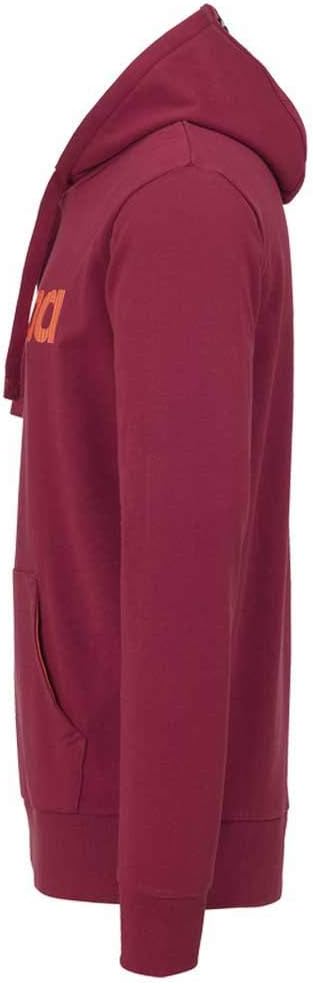 Kempa Herren Graphic Hoodie Sweatshirt, deep rot, M