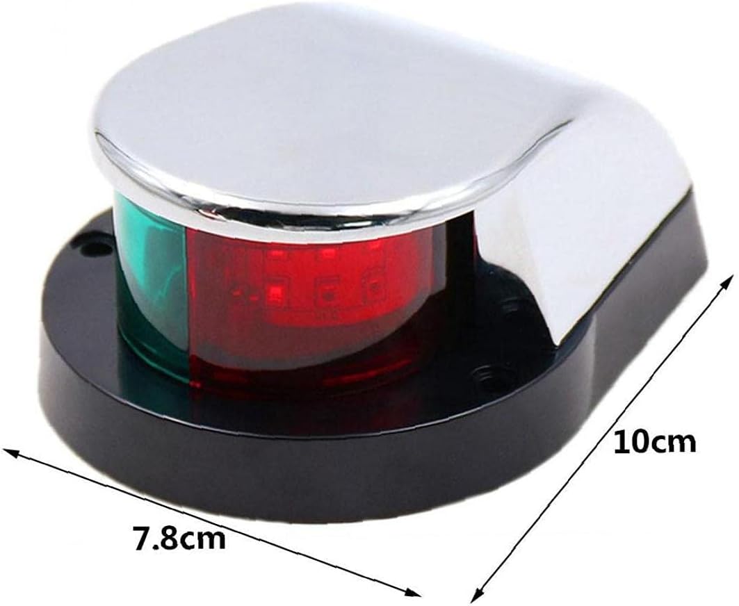 Ruluti 1pc Tragbarer Zuverlässige Weitdruck Marine-navigation Led-leuchten-ampeln Geeignet Für Yacht