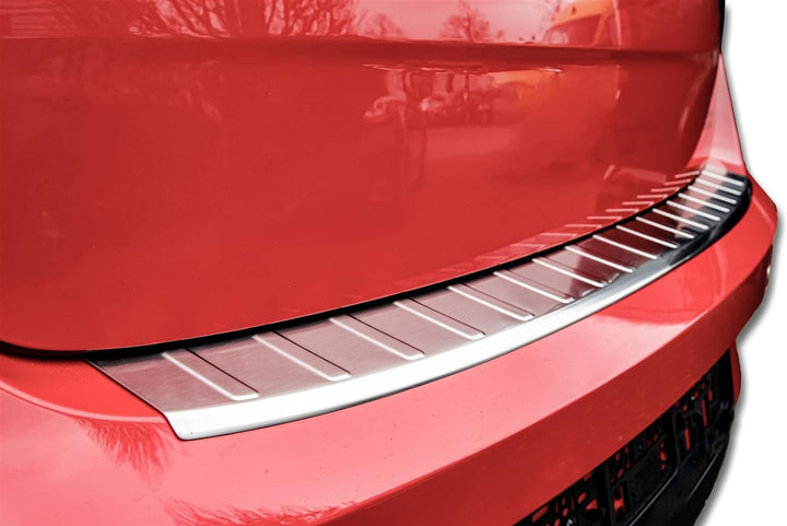 Ladekantenschutz Edelstahl MATT kompatibel für SEAT IBIZA 4trg | 2012-2017 | mit Abkantung | premium