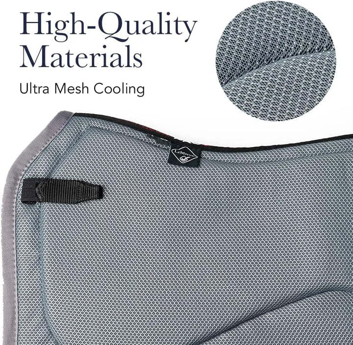LeMieux Schabracke Ultra Mesh Schwarz Schwarz L, Schwarz L