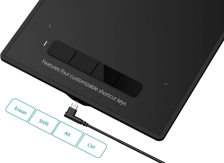 XP-Pen Star G960S Grafiktablett, 9x6 Zoll Zeichentablett, mit Tilt-Funktion 8192 Druckstufen, zeiche