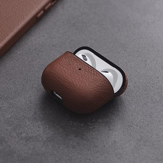 Woolnut Leder Hülle Case für AirPods 3. Gen - Cognac Braun, Cognac