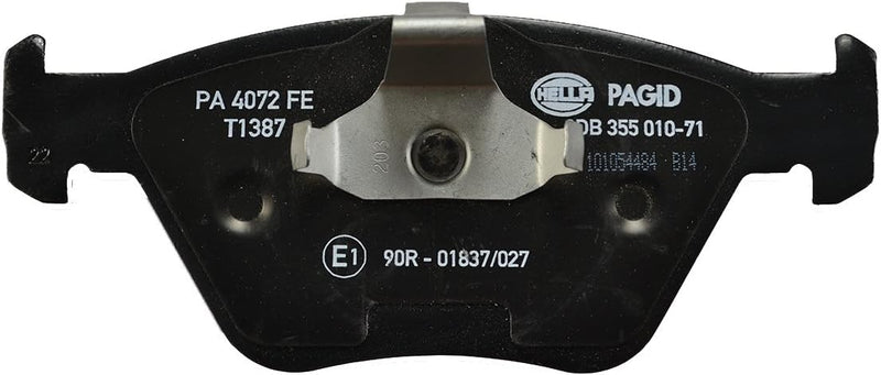 HELLA PAGID 8DB 355 010-711 Bremsbelagsatz - T1387 - Dicke/Stärke: 20.3mm - Bremssystem: Teves - für