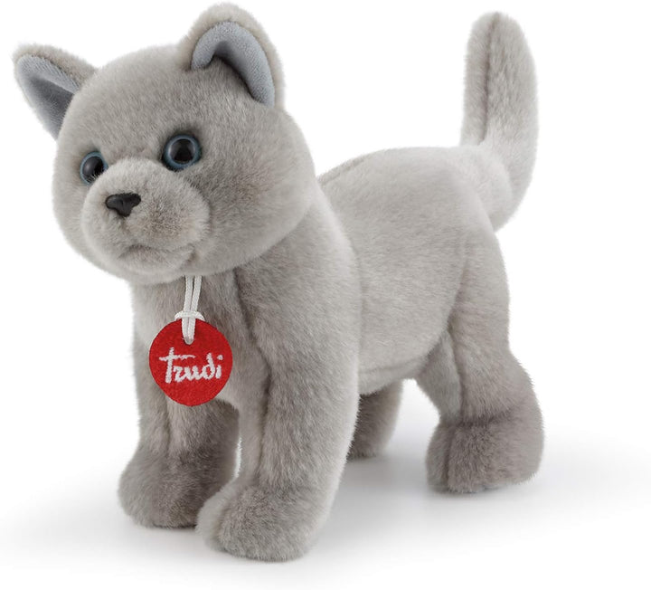 Trudi 21038 Cellestino S Plüsch Katze, Grau