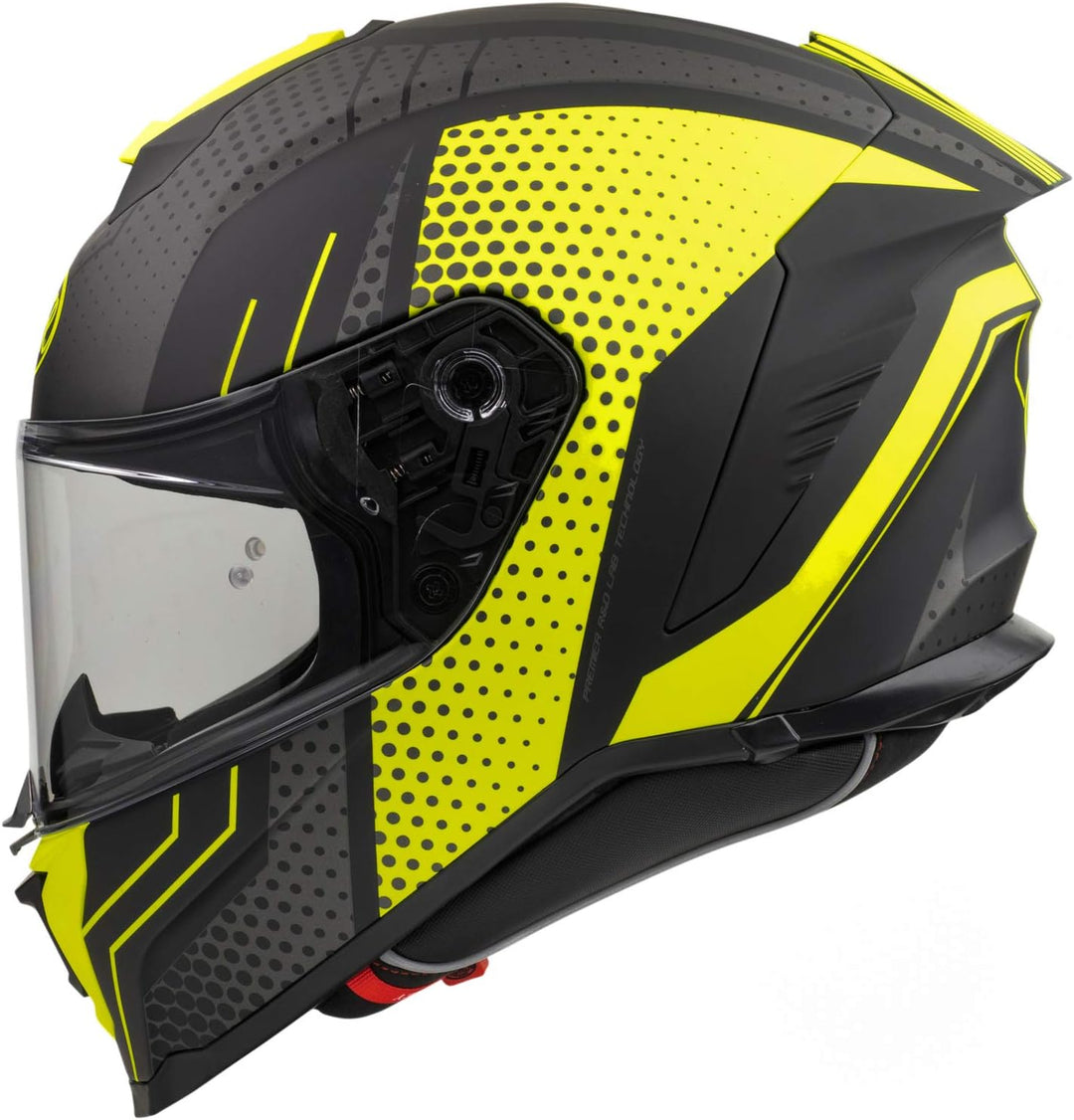 Premier Unisex Hyper Bpy9 Bm Helmet XL (61) GRAU / GELB, XL (61) GRAU / GELB