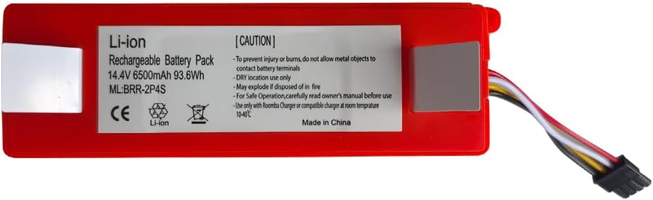 aunstarwei 14.4V 6500mAh Li-Ionen-Akku Ersatz für Xiaomi Mi Roboter Xiaomi Mijia Roborock S50 S51 Ro