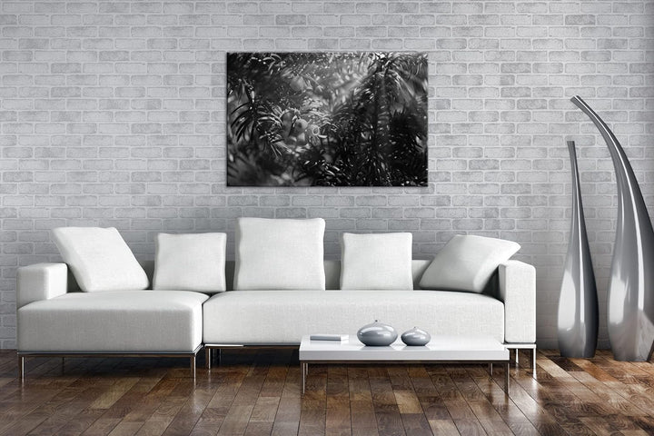 deyoli Eibe mit Früchten Effekt: Schwarz&Weiss Format: 80x60 als Leinwandbild, Motiv fertig gerahmt