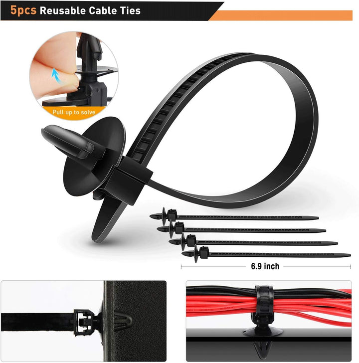 GOOACC - GRC-34 Druckstangen-Nietenclips mit 18 beliebtesten Grössen für Benz, BMW, Toyota, Honda, S