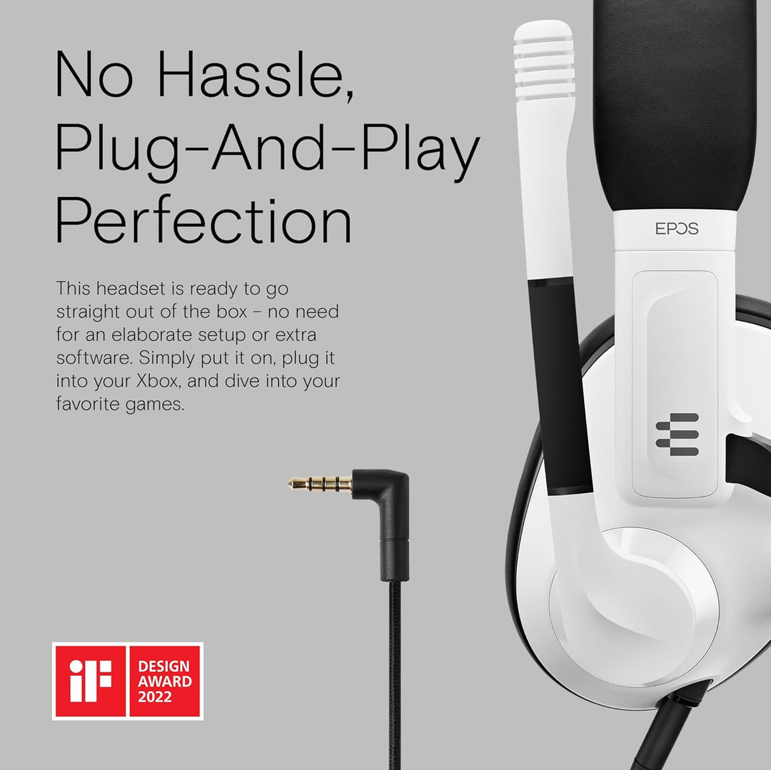EPOS H3 Xbox Edition Kopfhörer | Kabelgebundenes Gaming Headset mit geschlossener Akustik for Xbox |