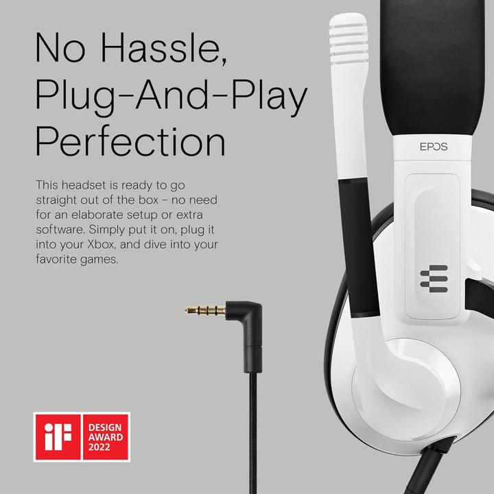EPOS H3 Xbox Edition Kopfhörer | Kabelgebundenes Gaming Headset mit geschlossener Akustik for Xbox |