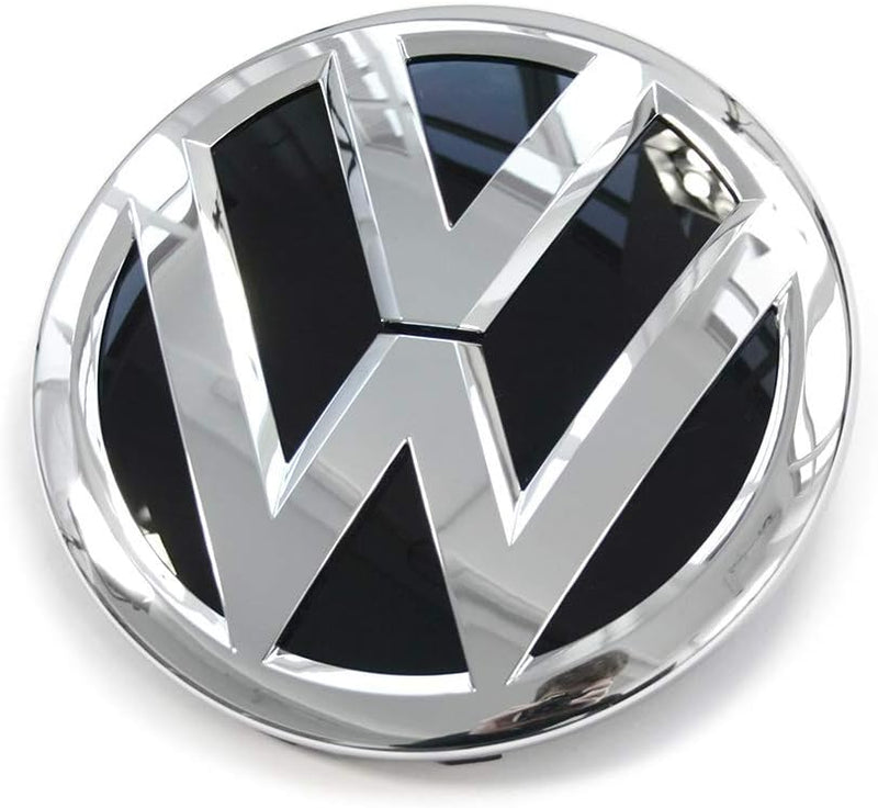 Volkswagen 3G0853601BDPJ Emblem vorn Kühlergrill Emblem Logo Chrom schwarz, ohne Front Assist