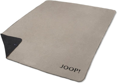 JOOP! Plaid Uni-Doubleface | Stein-Anthrazit - 150 x 200 150x200 cm Stein-anthrazit, 150x200 cm Stei