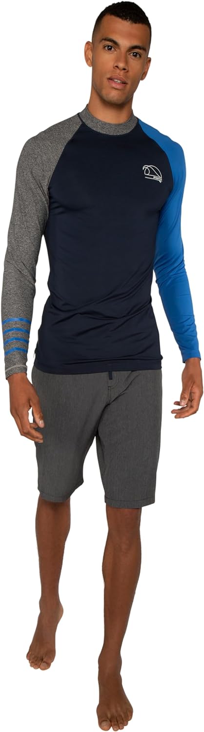 Protest Herren Radwell Rashguard XL Blau (Ground Blue), XL Blau (Ground Blue)